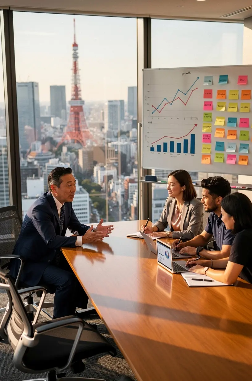 Professional team collaboration